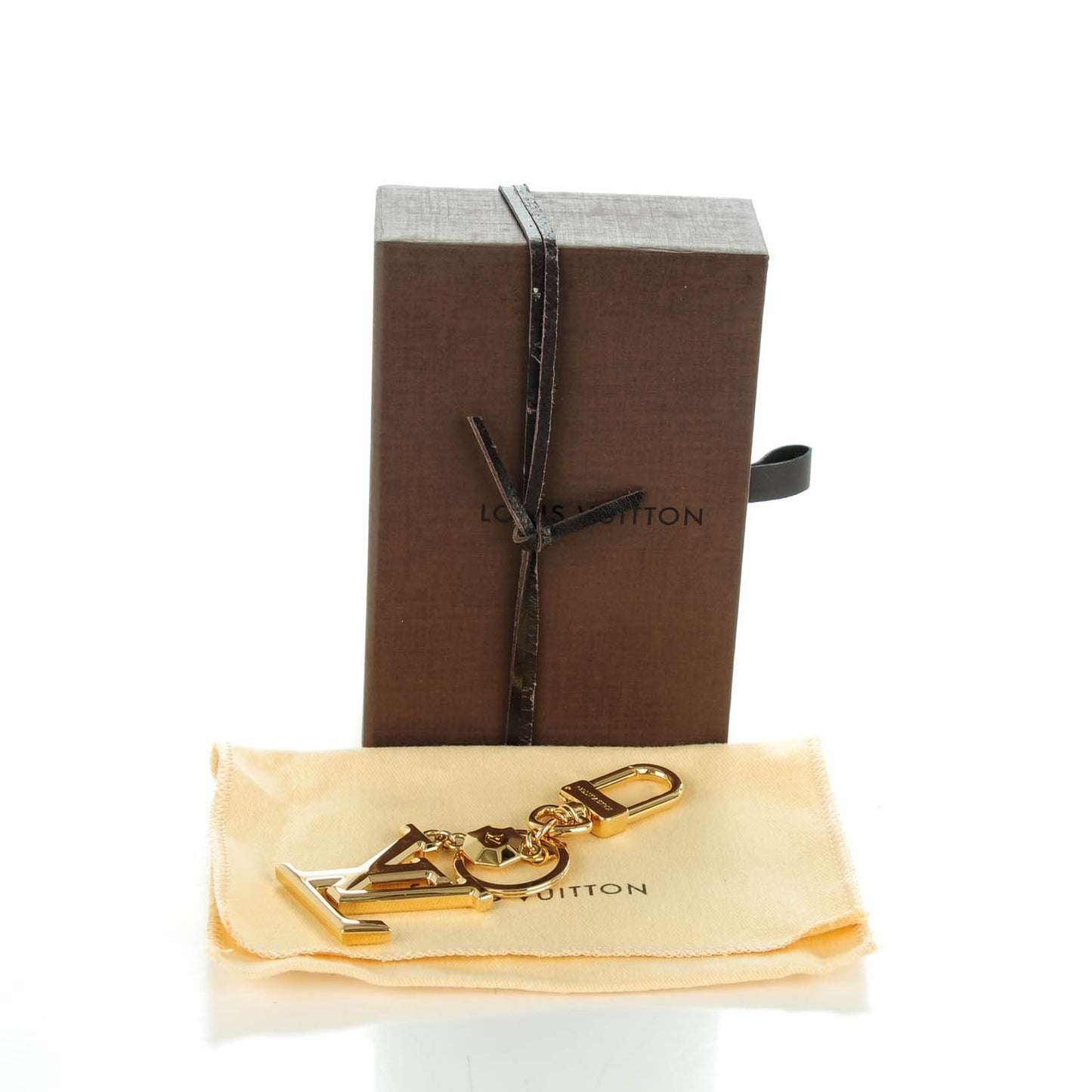 LV Facettes Key Holder Gold