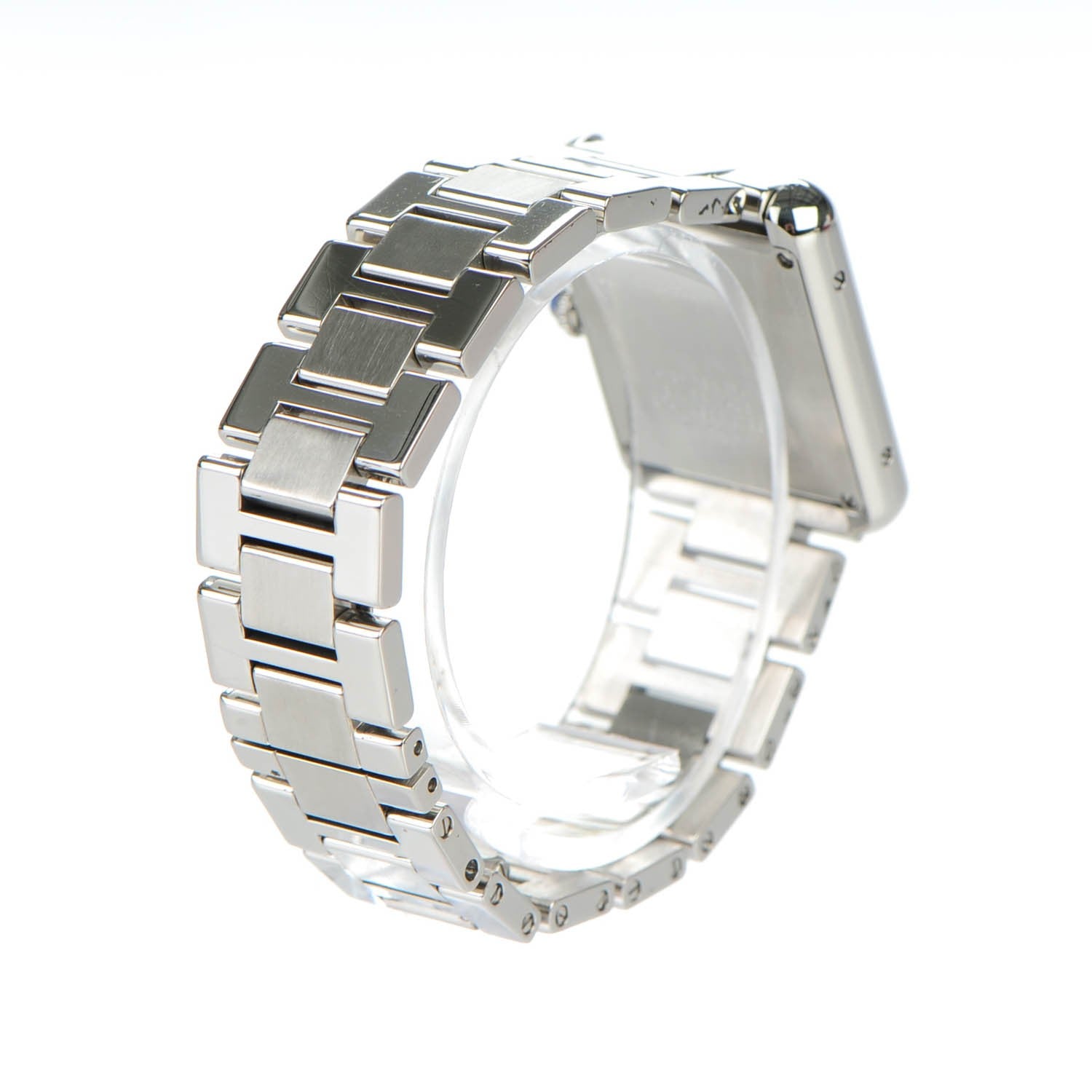 Cartier Stainless Steel 24mm Tank Solo Quartz Watch 4 of 10