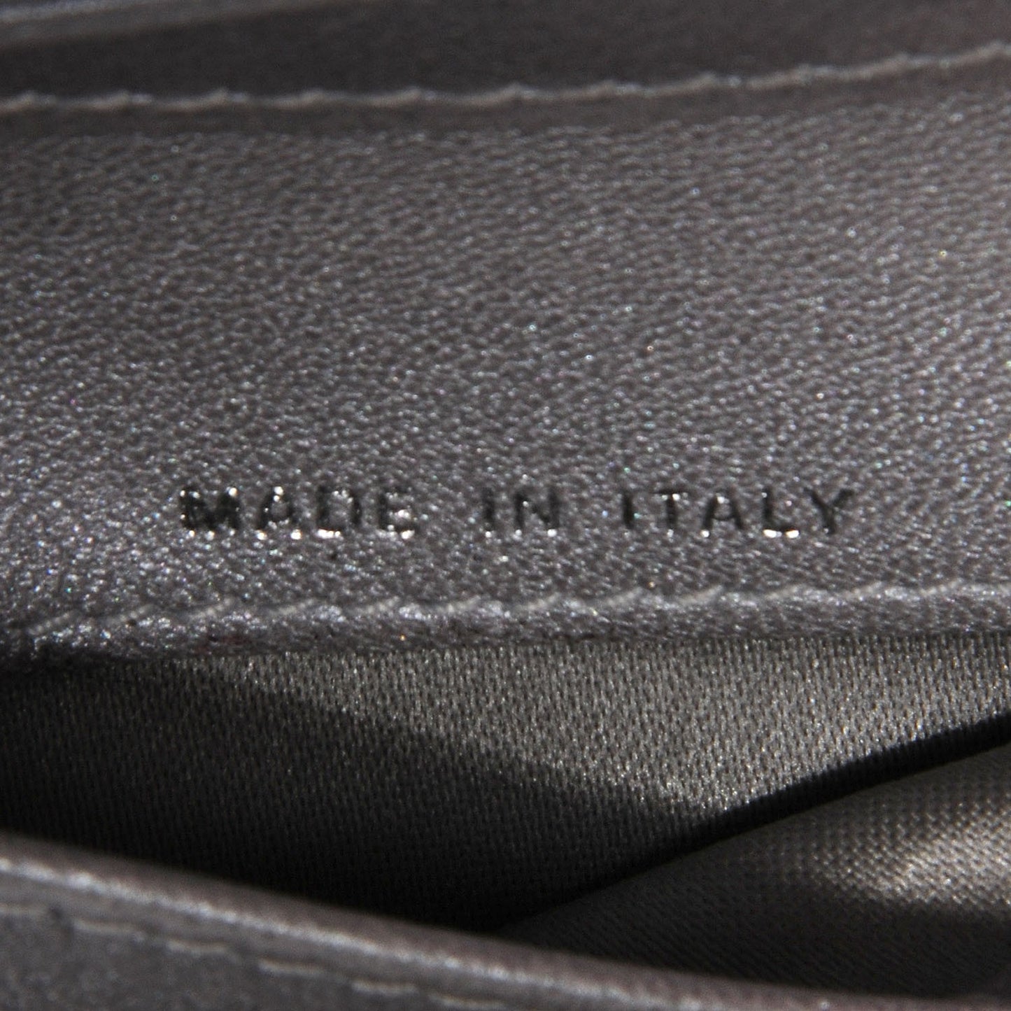 Lambskin Camellia Embossed French Wallet Black