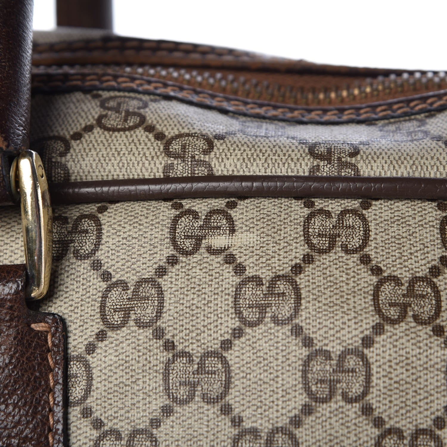 Gucci Monogram Joy Suitcase Luggage Brown 33 of 34