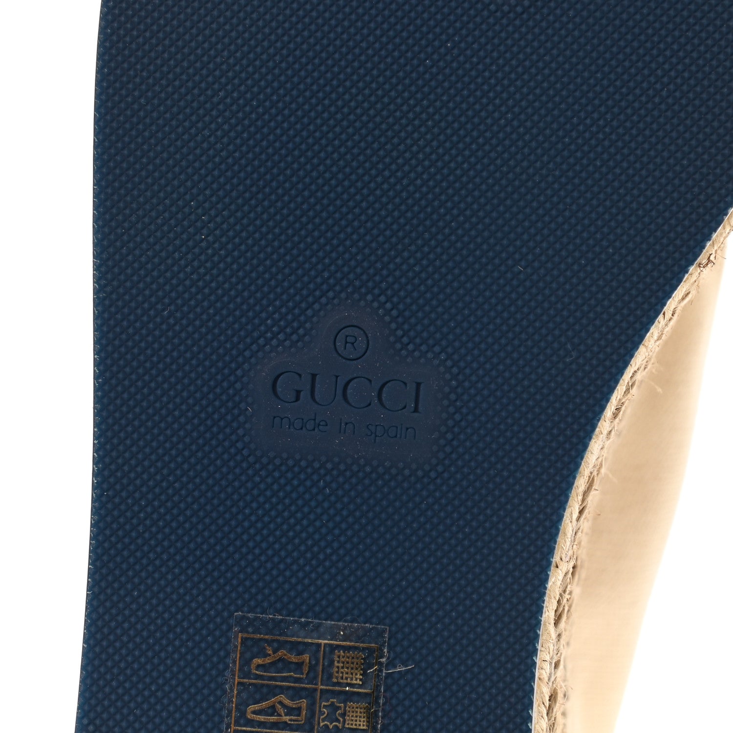 Gucci Canvas Logo Lace-Up Platform Espadrilles 40 Greggio Grege 6 of 11