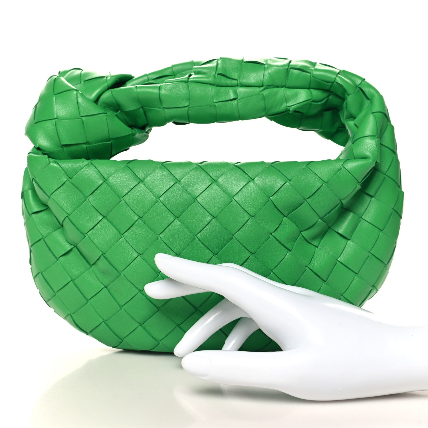 Bottega Veneta Nappa Intrecciato Mini Jodie Grass 2 of 10