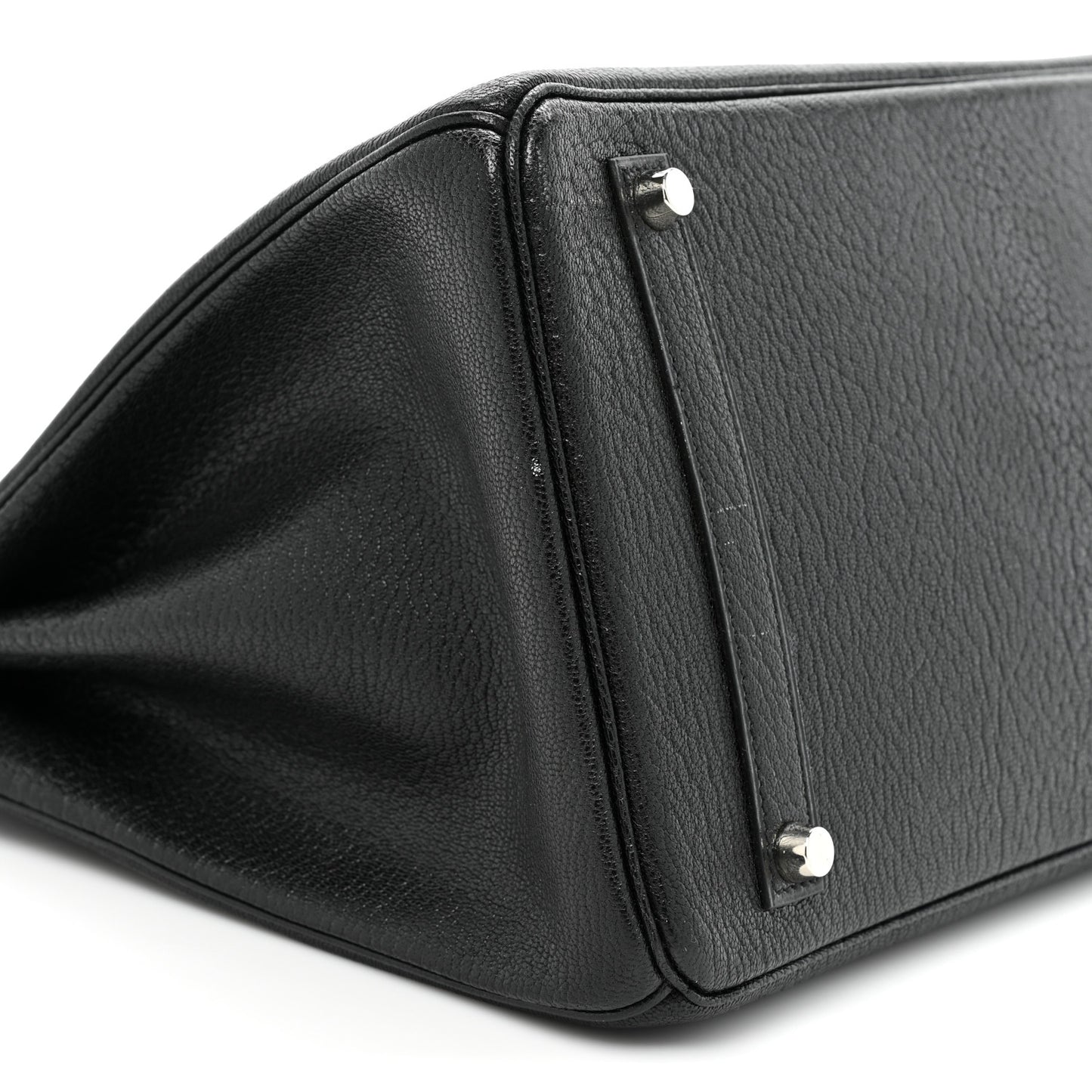Chevre De Coromandel Birkin 35 Black