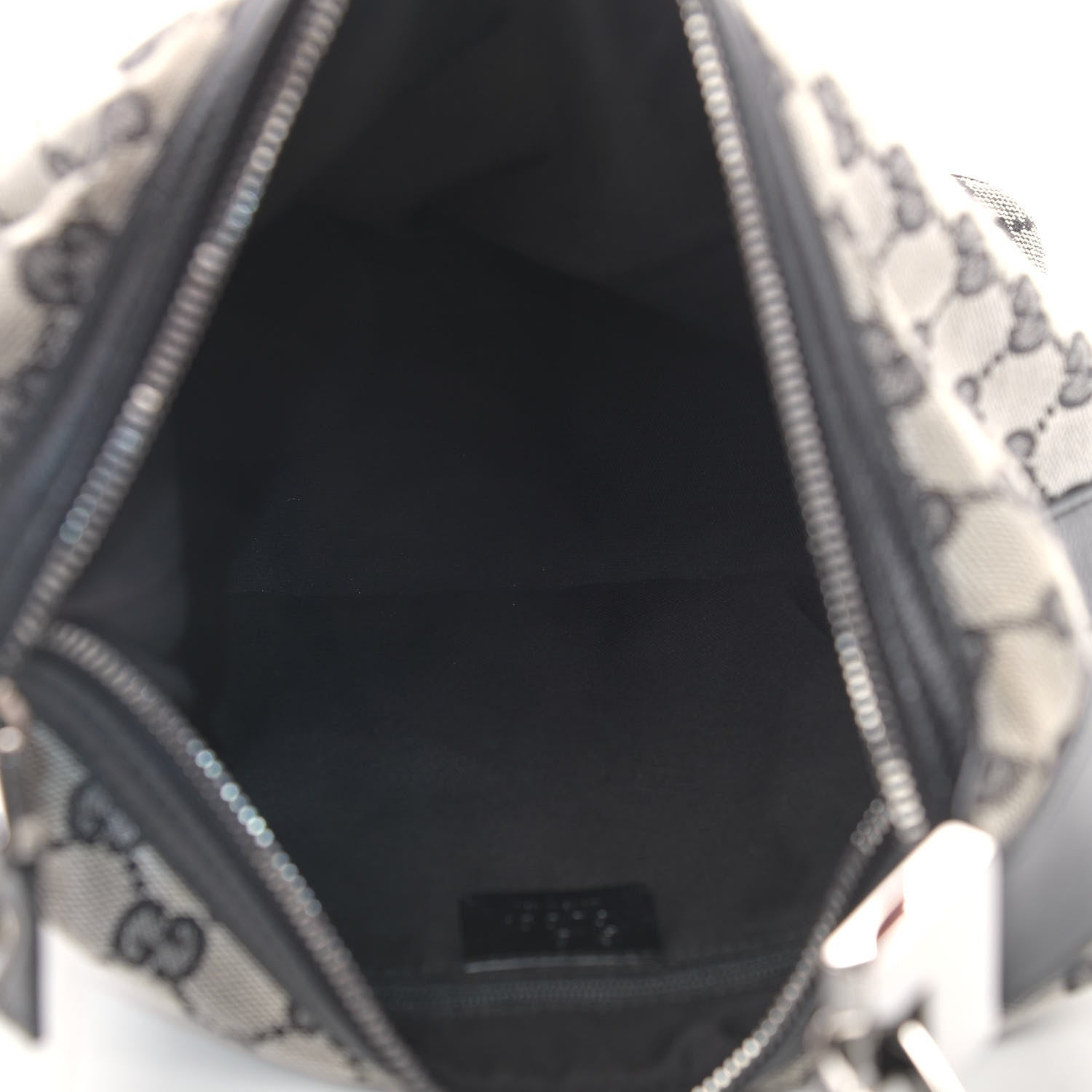 Gucci Monogram GG Small Clasp Hobo Black 4 of 9
