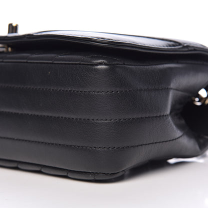 Chanel Calfskin Chevron Quilted Mini Statement Flap Black 11 of 14