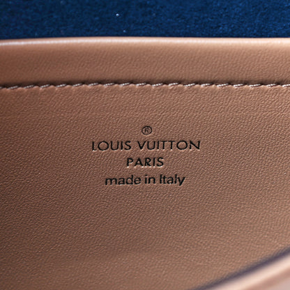 Louis Vuitton Lambskin Embossed Monogram Pochette Coussin Camel 8 of 10