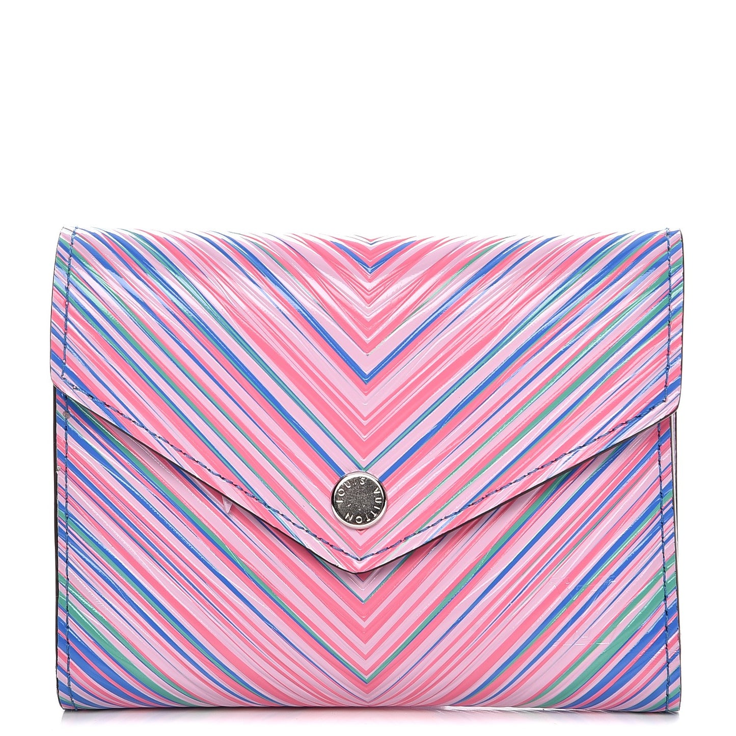 Epi Tropical Victorine Wallet Blue Rose