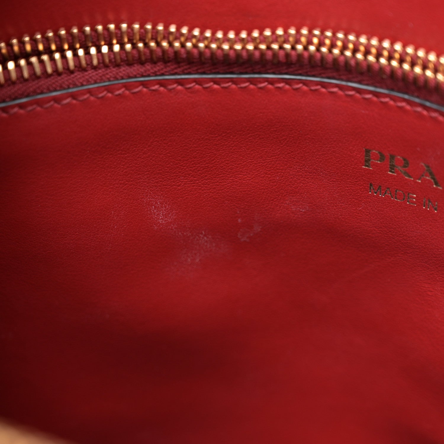 Prada Saffiano City Calfskin Small Paradigme Bag Red 13 of 17