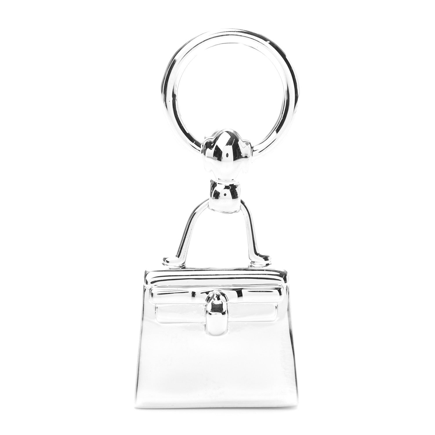 Hermes Palladium Mini Kelly Twilly Ring 1 of 3