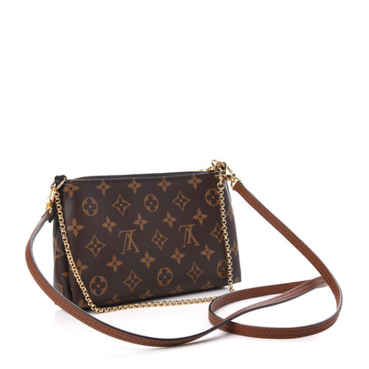 Louis Vuitton Monogram Pallas Clutch Black 3 of 13