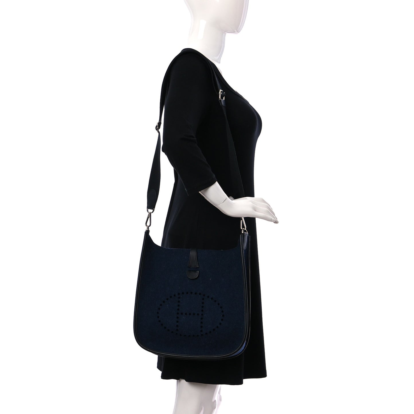 Feutre Evelyne III PM Bleu Nuit Black
