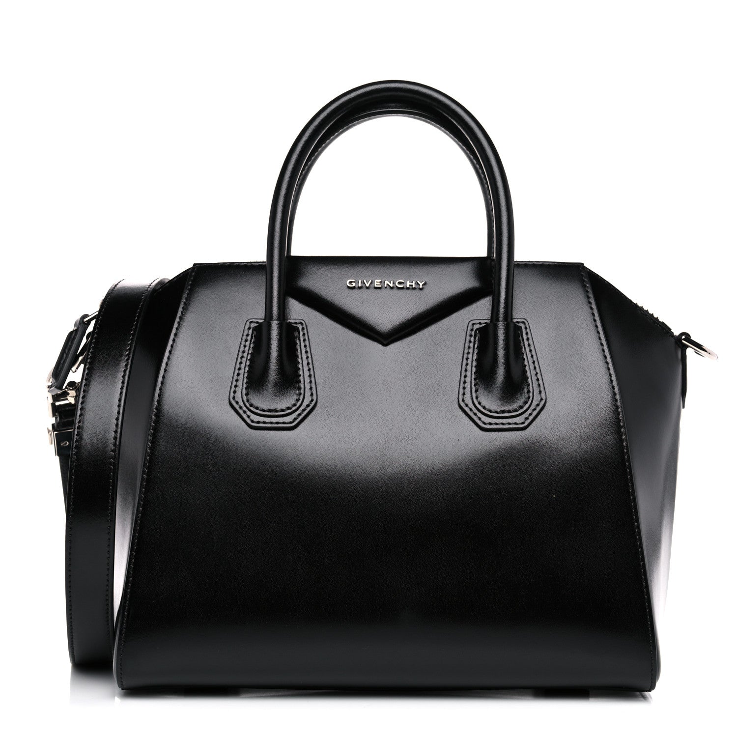 Givenchy Shiny Lord Calfskin Small Antigona Black 1 of 10