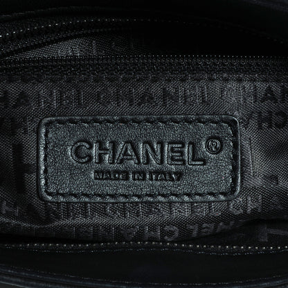 Chanel Calfskin Chain Stitch Clutch Black 5 of 7