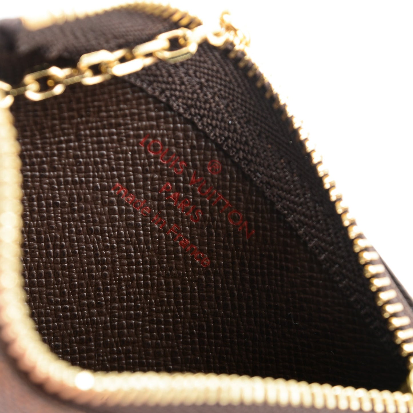 Damier Ebene Key Pouch