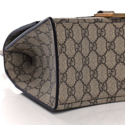 Balenciaga X GUCCI GG Supreme Monogram Small Hourglass Top Handle Bag Beige Ebony 10 of 12
