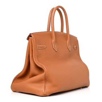 Hermes Togo Birkin 35 Gold 3 of 16