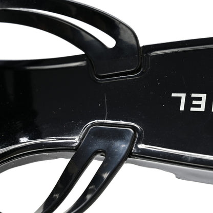 Chanel Jelly Camellia Thong Sandals 41 Black Ivory 11 of 12