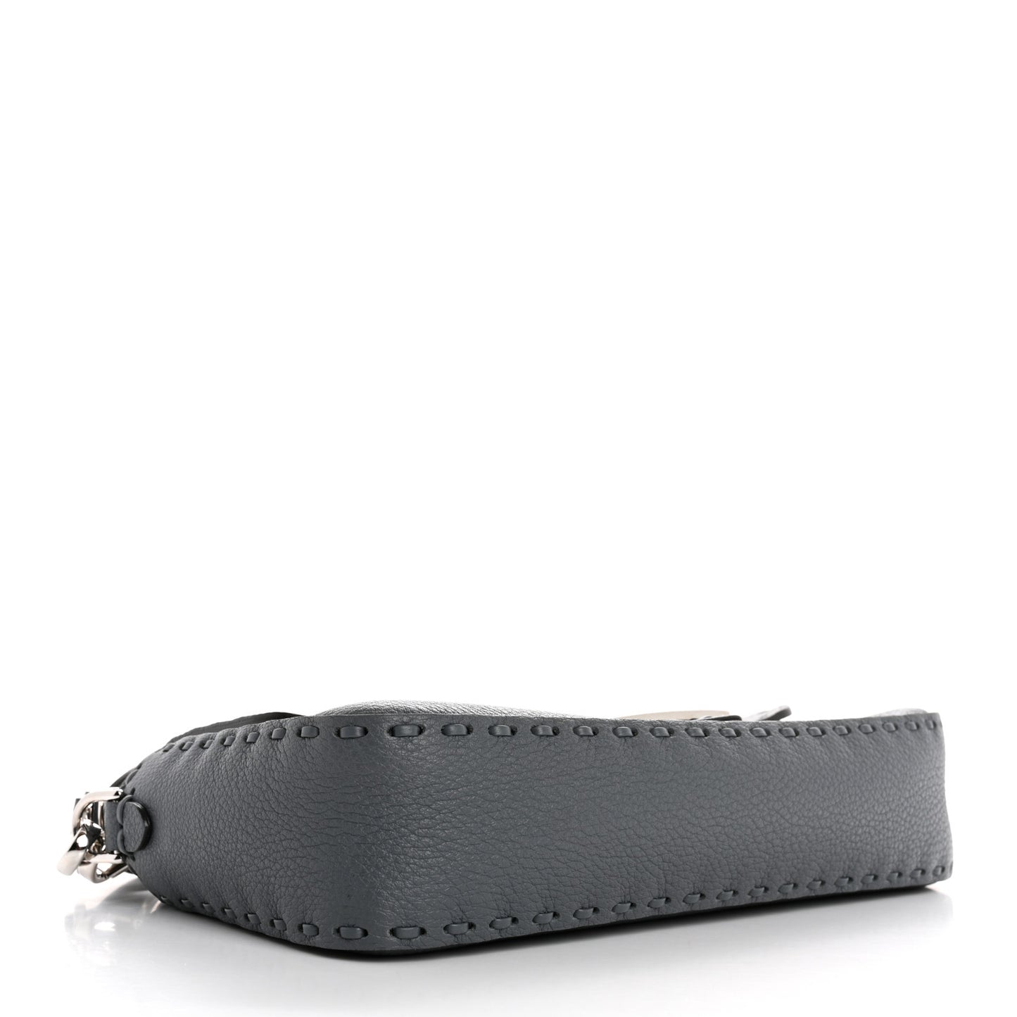 Cuoio Roma Sellerissima Nappa Sintetica Tape Stitch Mini Baguette Tempesta