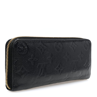 Louis Vuitton Empreinte Clemence Wallet Black 3 of 6