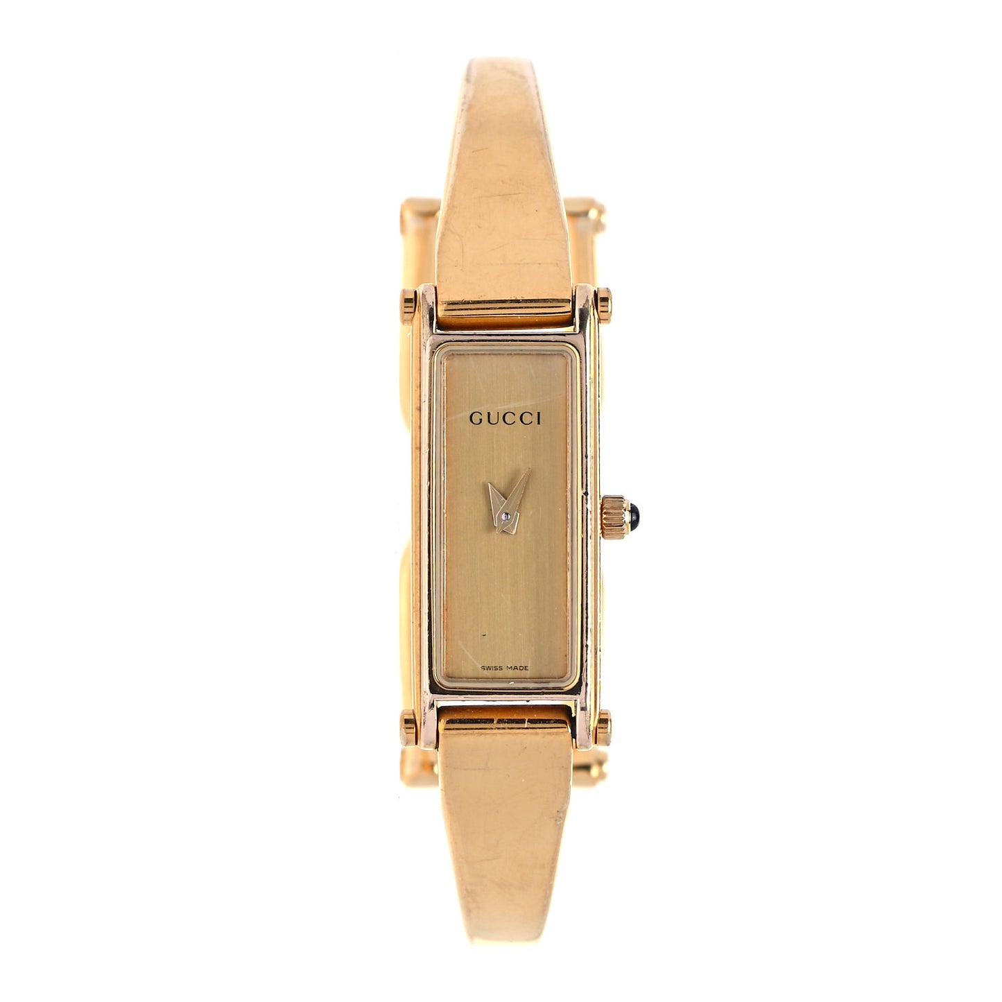 Stainless Steel 12mm 1500L Horsebit Quartz Watch Gold