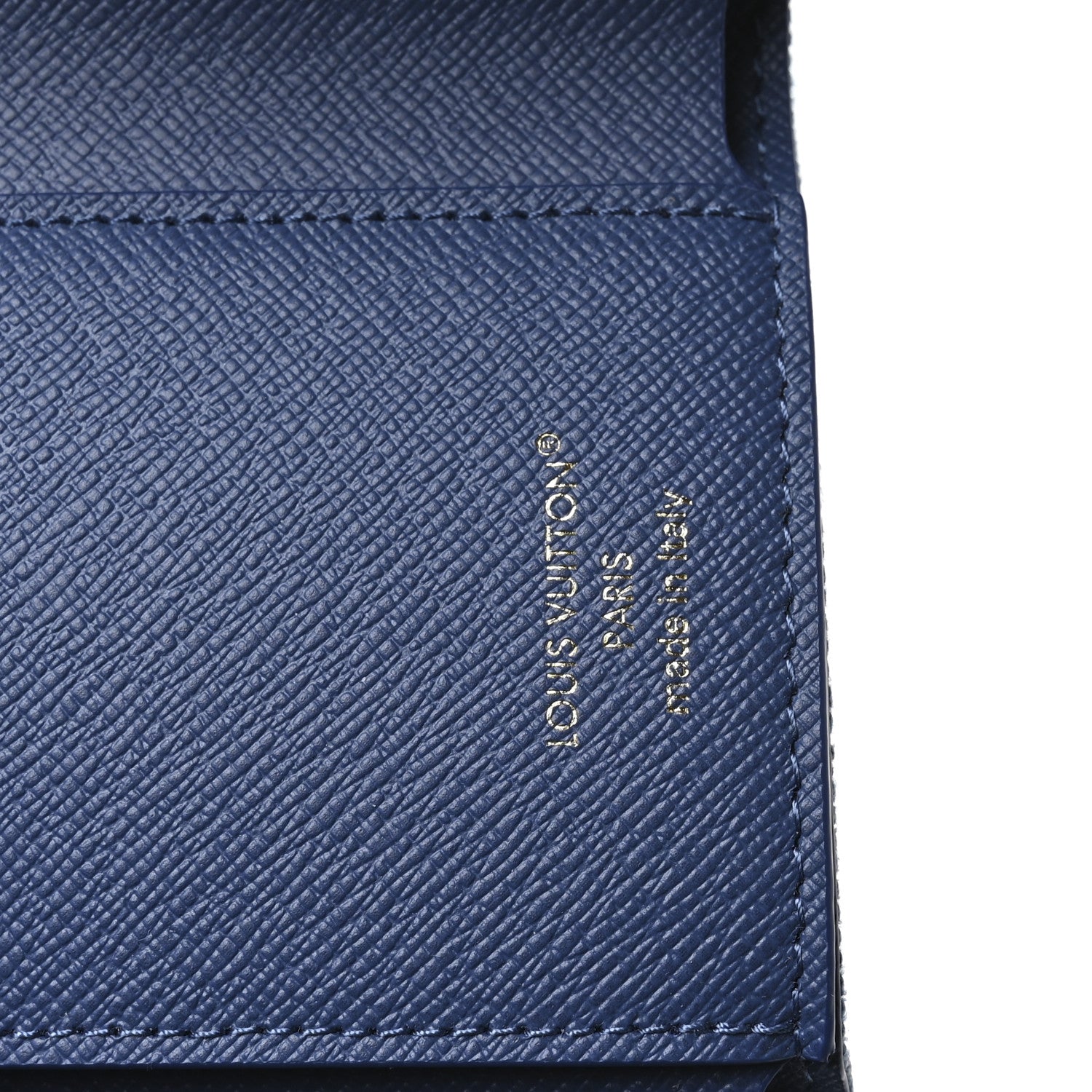 Louis Vuitton Denim Monogram Jacquard Victorine Wallet Blue 6 of 6