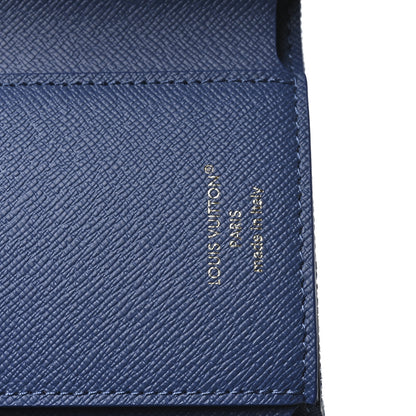 Louis Vuitton Denim Monogram Jacquard Victorine Wallet Blue 6 of 6