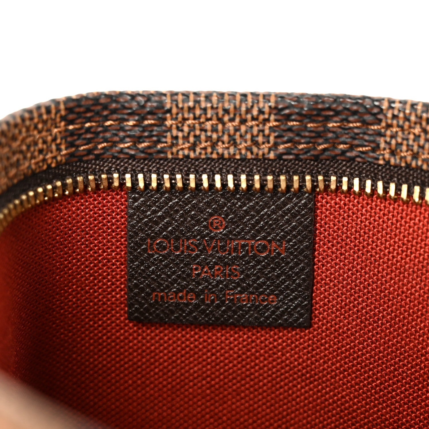 Louis Vuitton Damier Ebene Trousse Make Up Bag Pochette 6 of 10