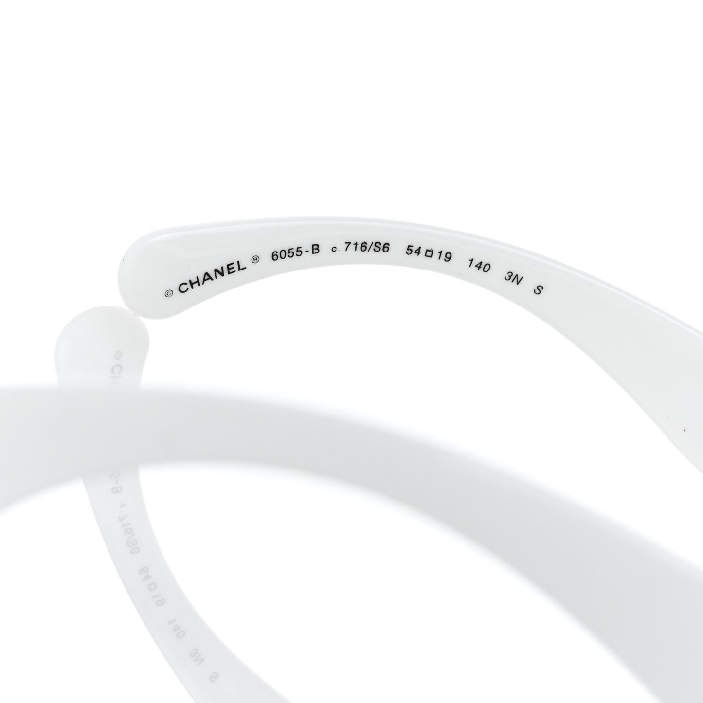 Acetate Metal Square Folding Sunglasses 6055-B White