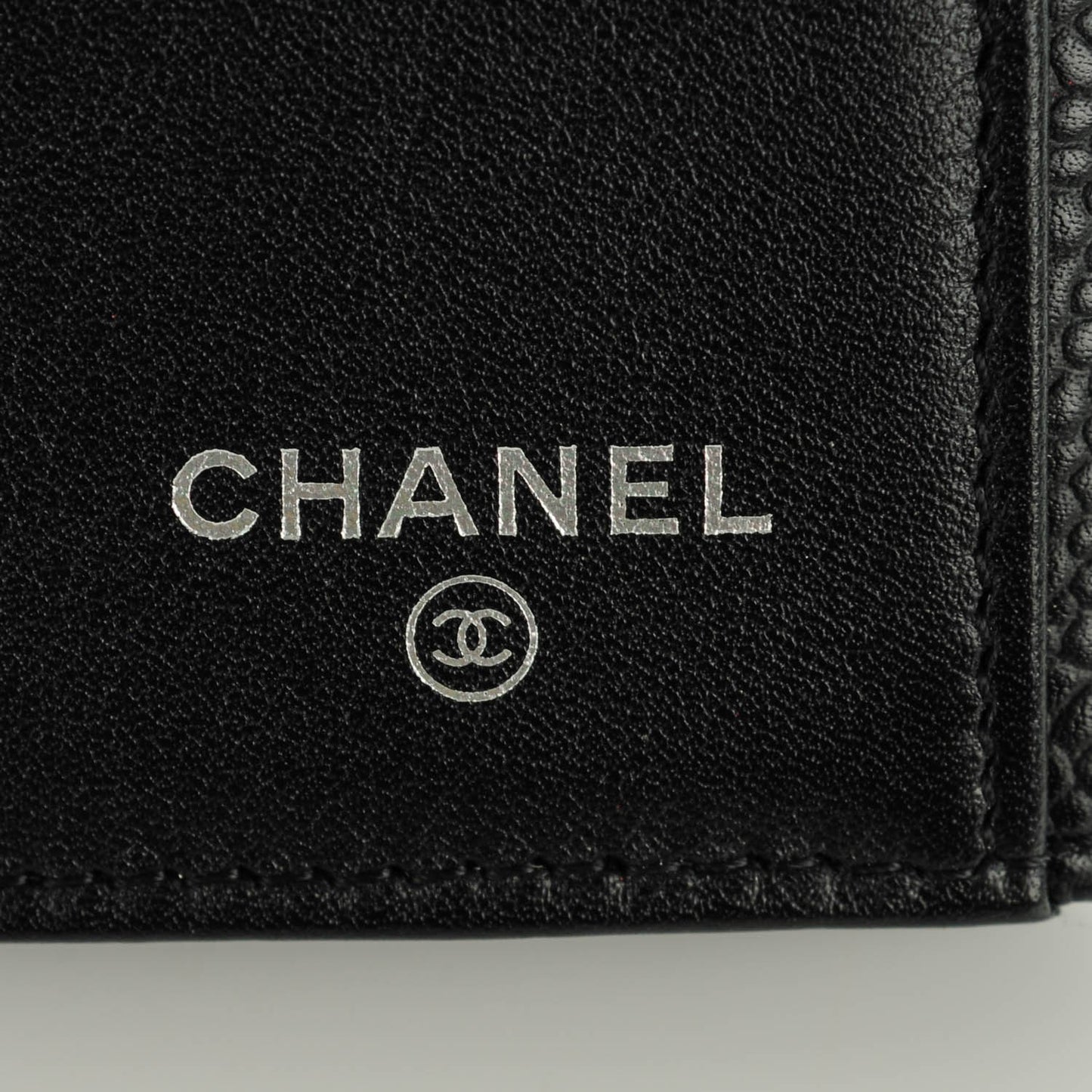 Caviar CC Long Flap Wallet Black