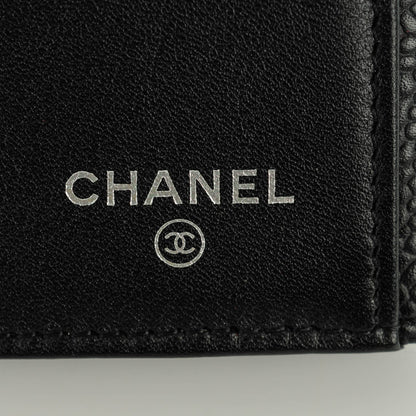 Chanel Caviar CC Long Flap Wallet Black 6 of 7