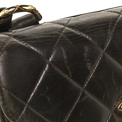 Chanel Lambskin Quilted Flap Shoulder Bag Green 11 of 11