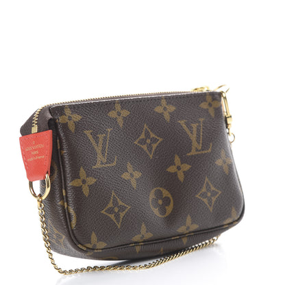 Louis Vuitton Monogram 2018 Christmas Animation Mini Cats Pochette Accessories 2 of 6