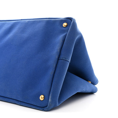 Prada Canapa Logo Tote Cobalto 10 of 11