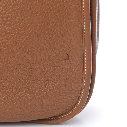 Hermes Taurillon Clemence Evelyne III GM Gold 9 of 13