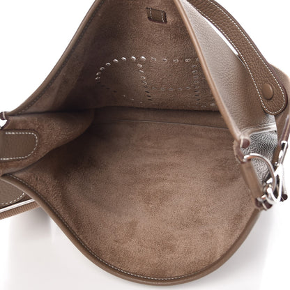 Hermes Taurillon Clemence Evelyne III GM Etoupe 6 of 9