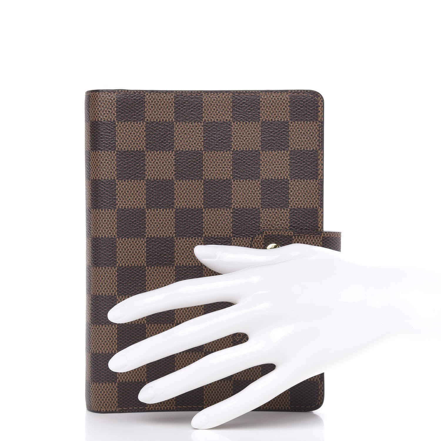 Louis Vuitton Damier Ebene Medium Ring Agenda Cover 2 of 8