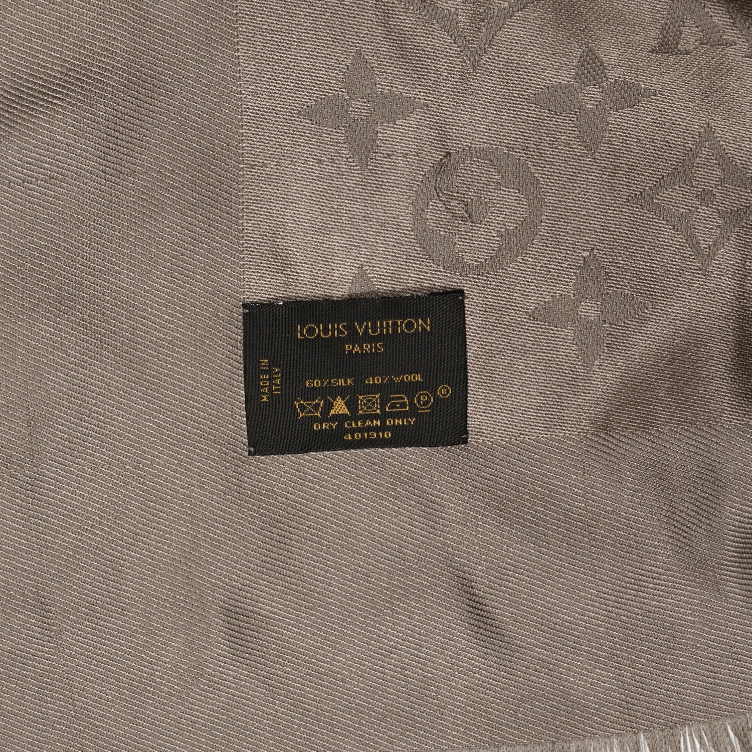 Louis Vuitton Silk Wool Monogram Shawl Verone 3 of 6