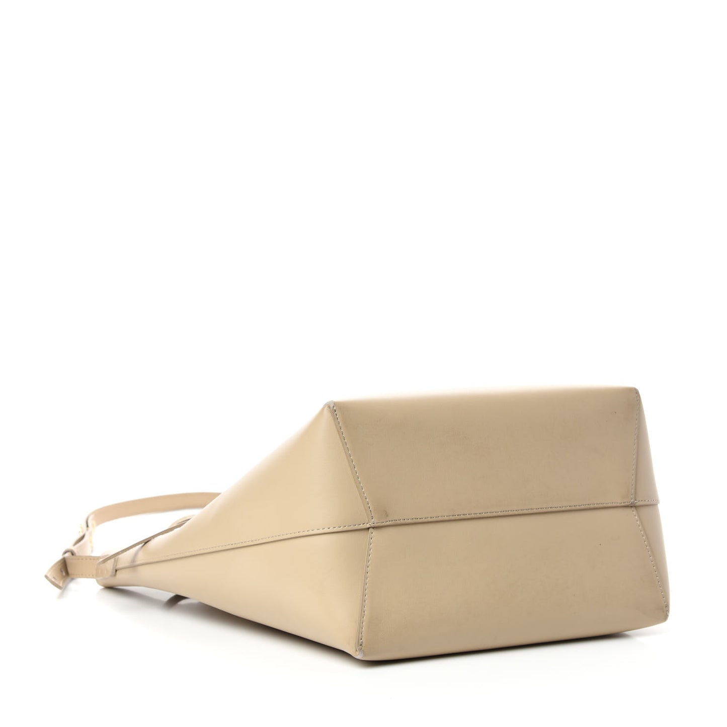 Calfskin Mini Bucket Bag Natural