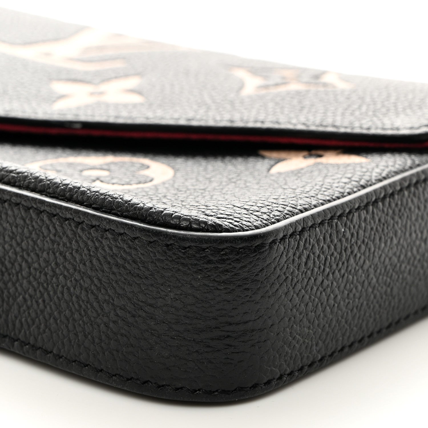 Louis Vuitton Empreinte Monogram Giant Felicie Pochette Black Beige 9 of 9