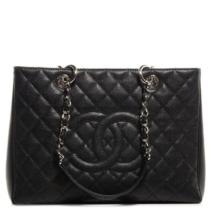 Chanel Caviar Grand Shopping Tote GST Black 1 of 7