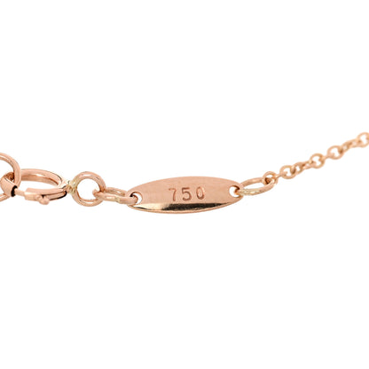 Tiffany 18K Rose Gold Diamond .12ctw Elsa Peretti Diamonds by the Yard Station Bracelet 3 of 4