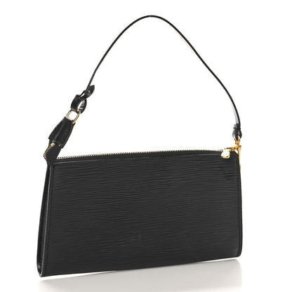 Louis Vuitton Epi Pochette Accessories 21 Black 3 of 10