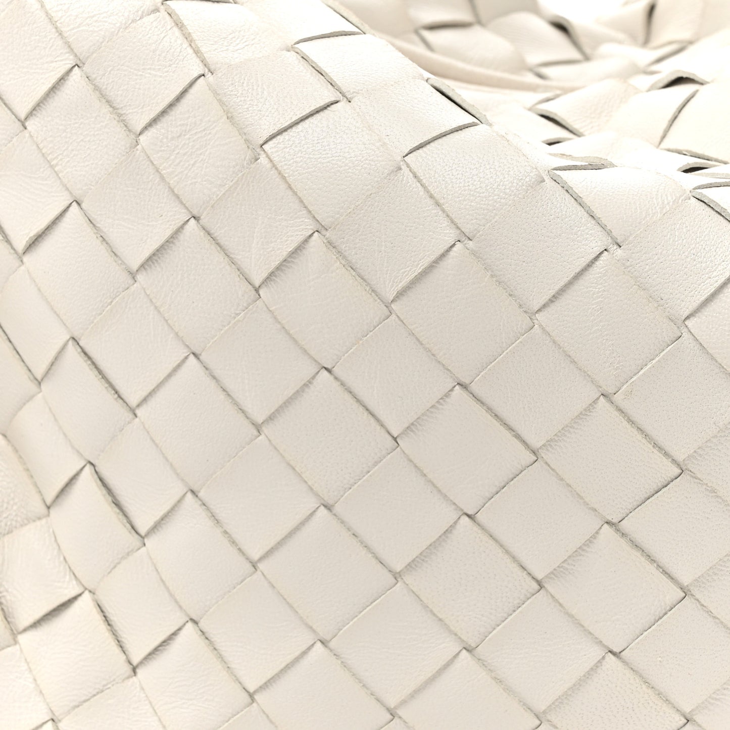 Nappa Intrecciato Teen Jodie Hobo White