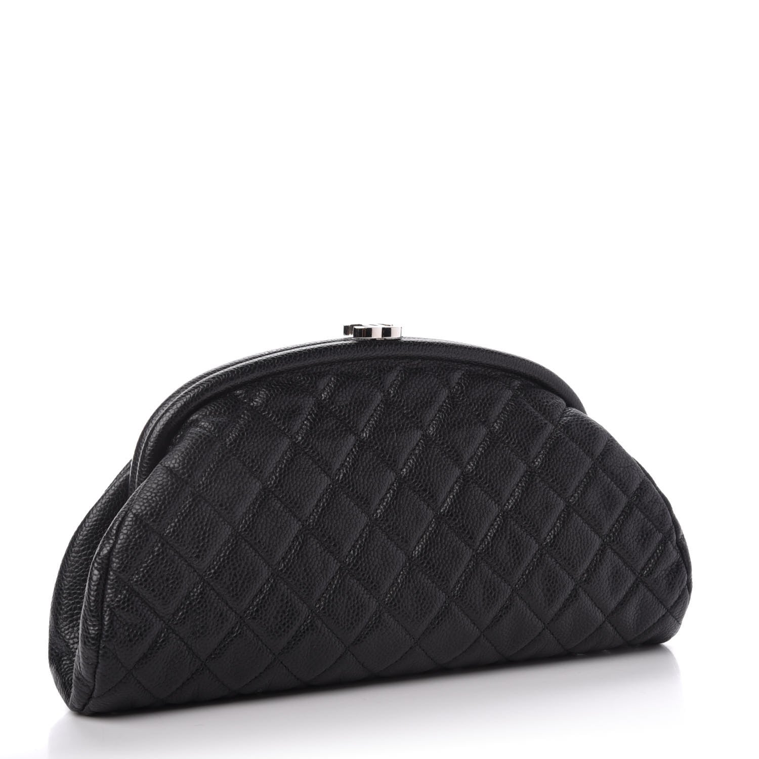 Chanel Caviar Quilted Timeless Clutch Black 3 of 10