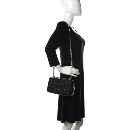 Burberry Lambskin Quilted Small Lola Bag Black 2 of 9