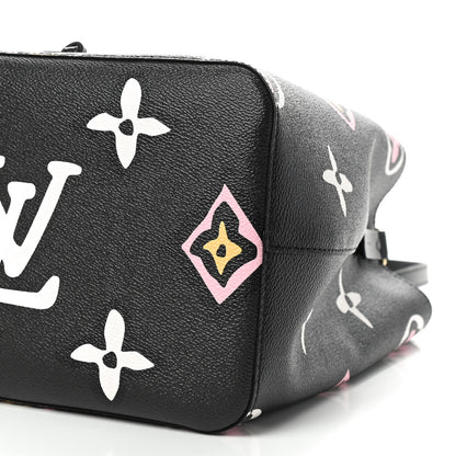 Louis Vuitton Monogram Giant Wild At Heart Neonoe MM Black 7 of 9