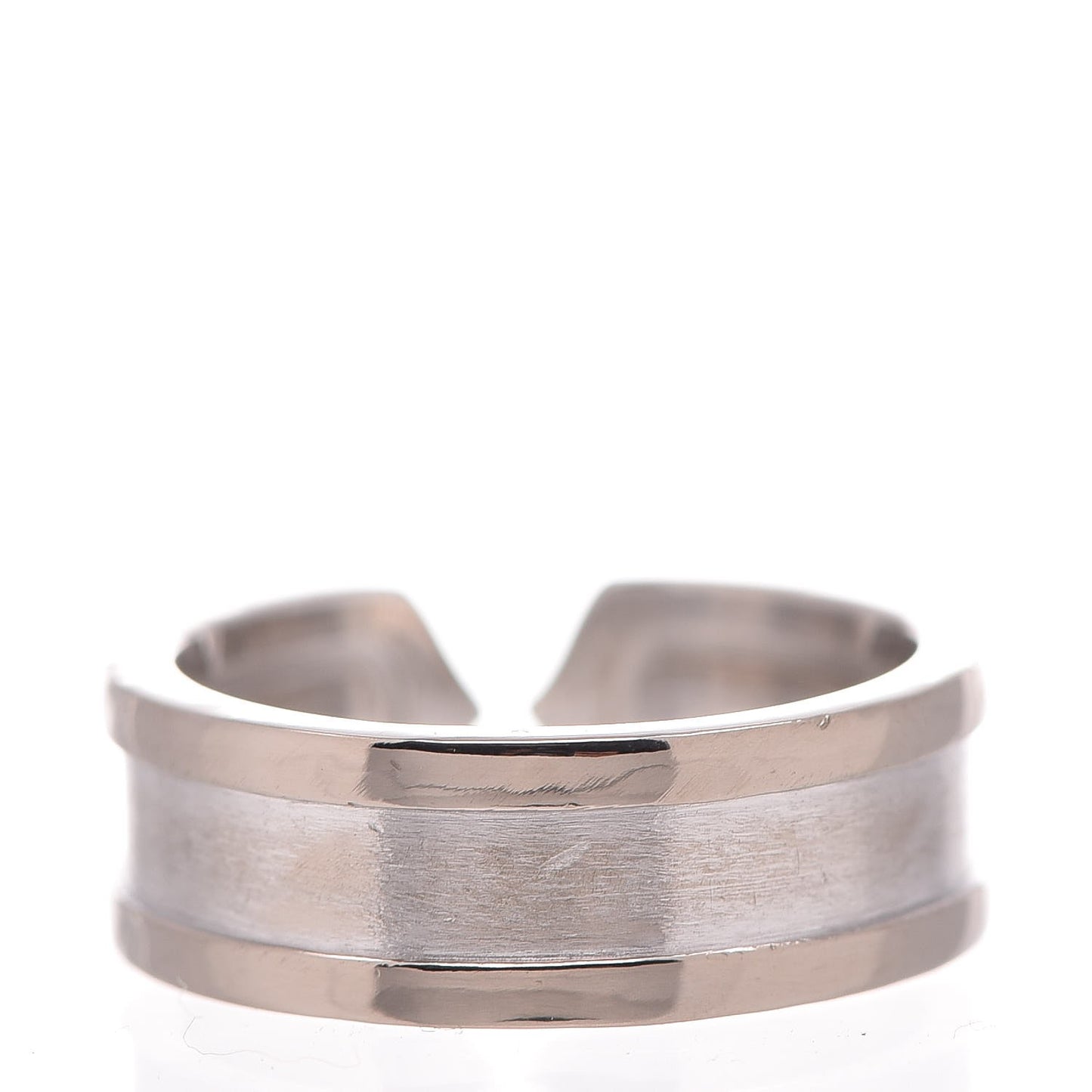 18K White Gold 7mm C De Ring 51 5.75