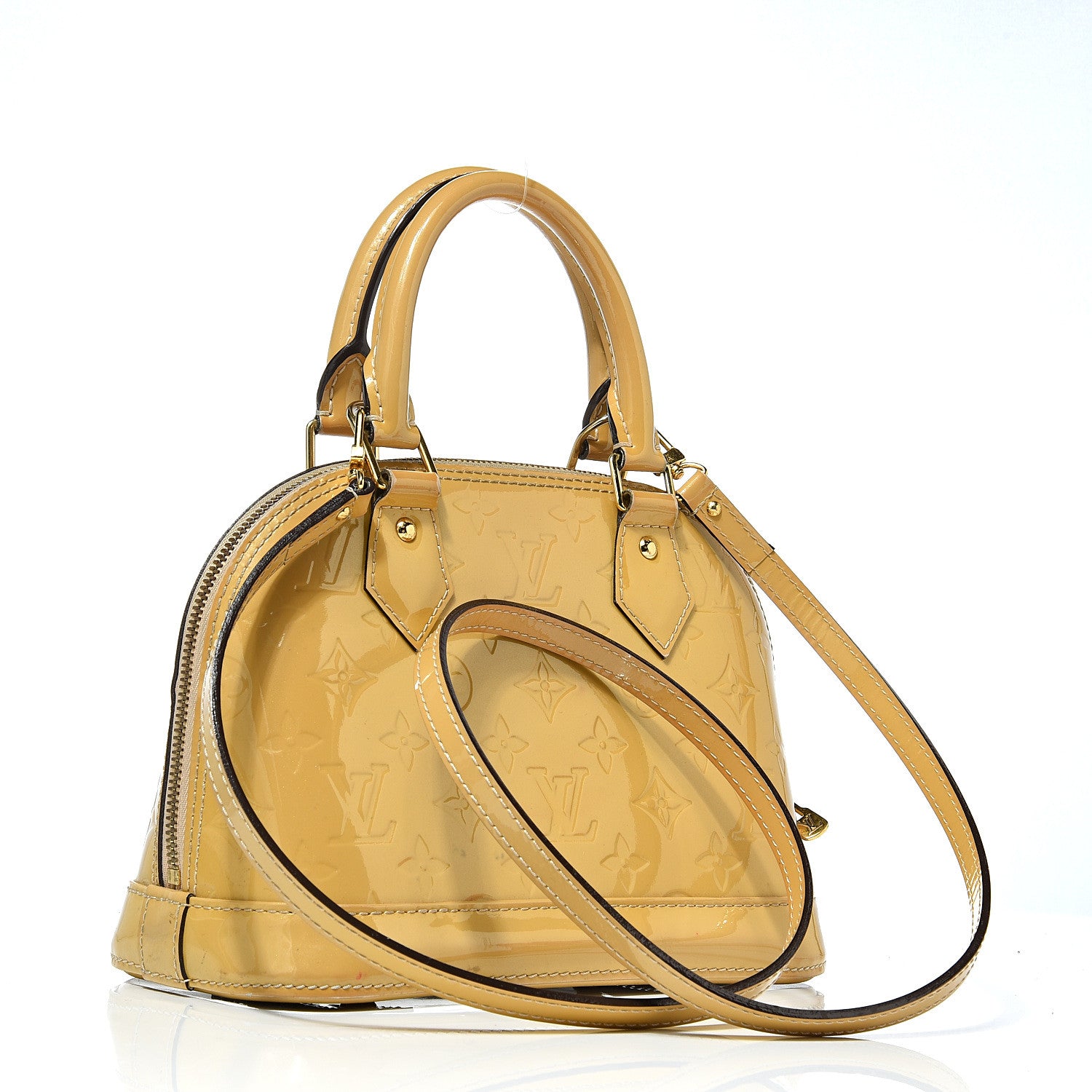 Louis Vuitton Vernis Alma BB Citrine 2 of 12