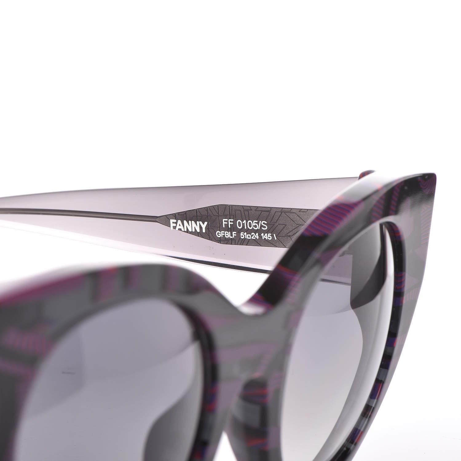 Fendi Cat Eye Fanny Sunglasses FF 0105/S Grey 5 of 7
