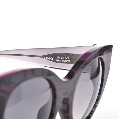 Fendi Cat Eye Fanny Sunglasses FF 0105/S Grey 5 of 7